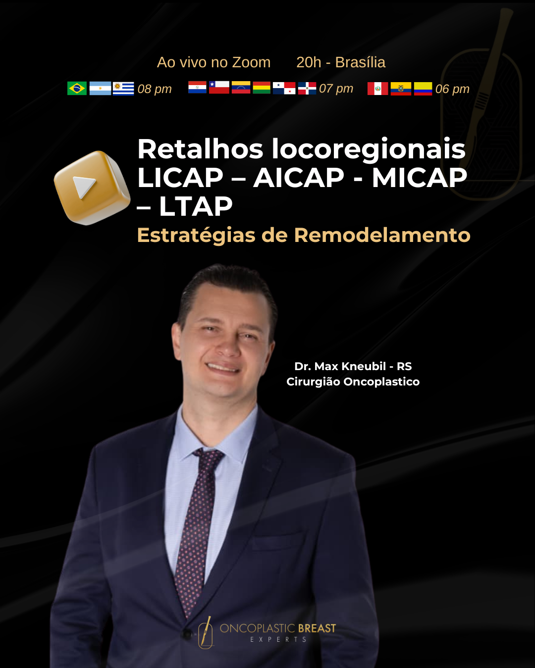 Retalhos locorregionais: LICAP, AICAP, MICAP, LTAP